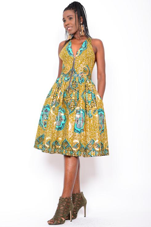Kleid Aurelia Turquoise