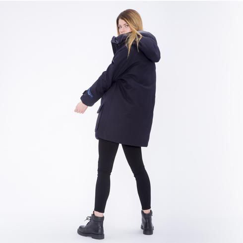 PARKA, melton blue