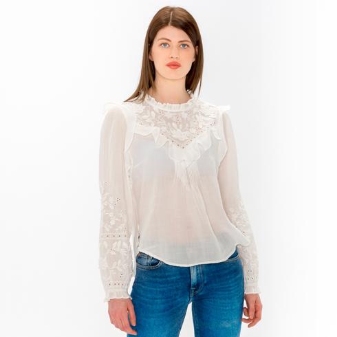 BLUSE, white