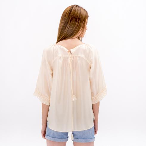BLUSE, beige