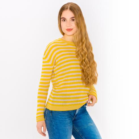 PULLOVER, gelb beige