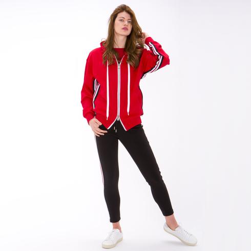 SWEAT HOODY JACKET, red