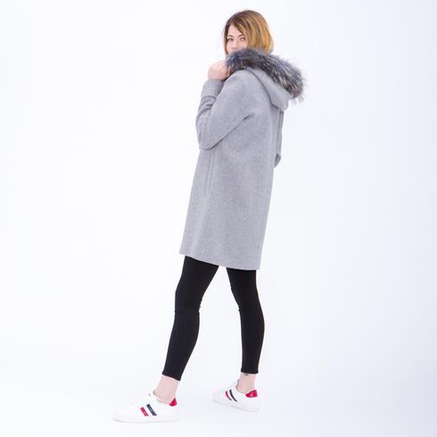 Coat (Hoody), light-grey
