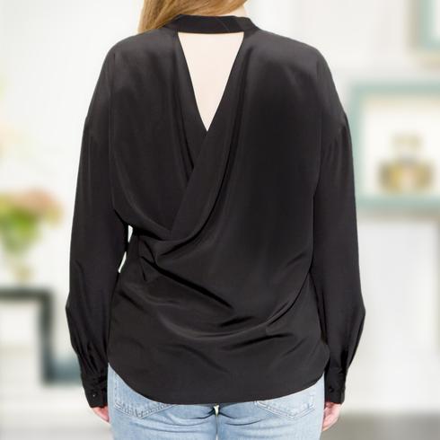 BLUSE, black
