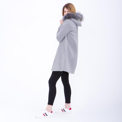 Coat (Hoody), light-grey