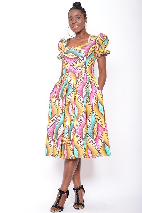 Afrikanisches Kleid Yvonne