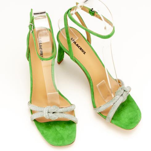 SANDALETTE, grün