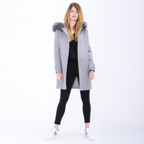 Coat (Hoody), light-grey
