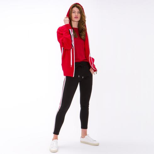 SWEAT HOODY JACKET, red
