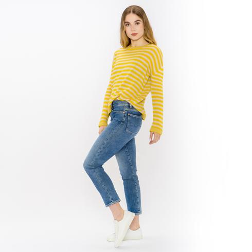 PULLOVER, gelb beige