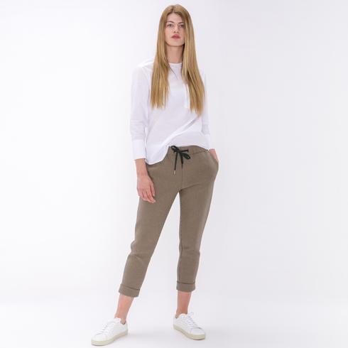 Jogger Scuba, pepita-tanne