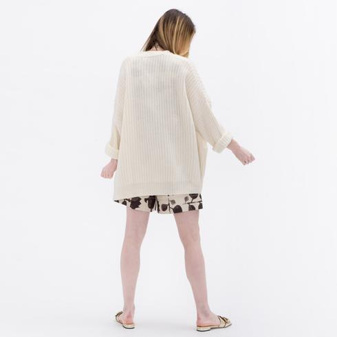 Strickjacke, white