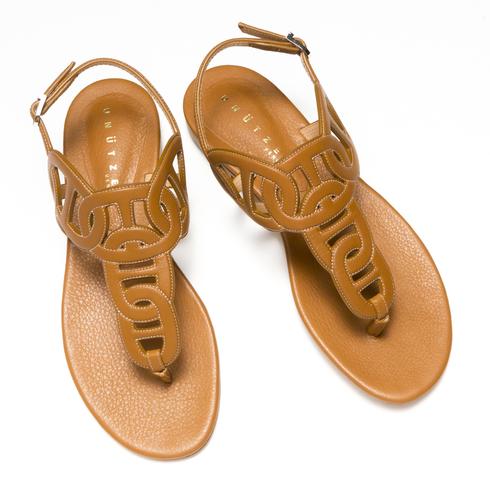 SANDALE, cognac