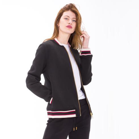 SWEAT JACKET, black-red