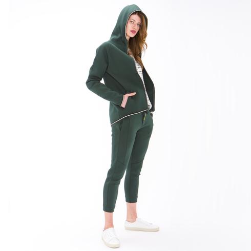SWEAT SCUBA HOODY JACKET, tanne