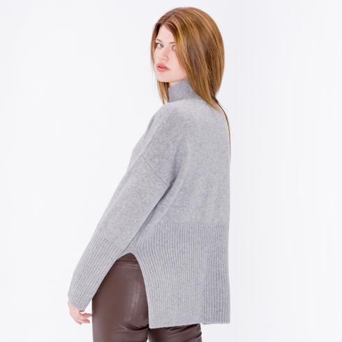 PULLOVER, silber