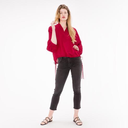 BLUSE, fuxia