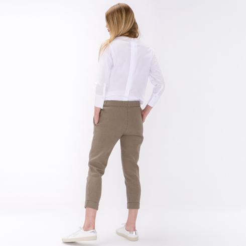 Jogger Scuba, pepita-tanne