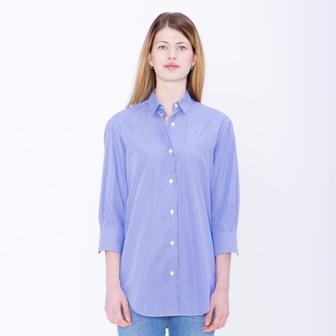 Blouse, blauweiß