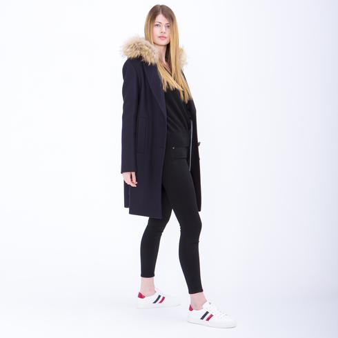 Coat (Hoody & Fur), navy