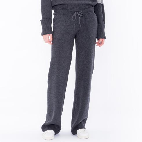 STRICKHOSE, anthrazit