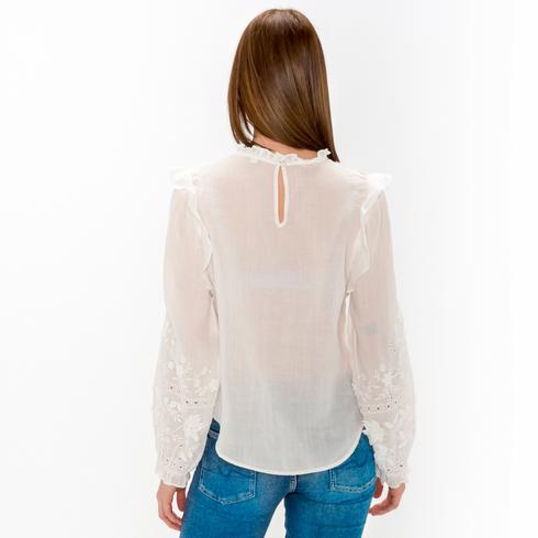 BLUSE, white