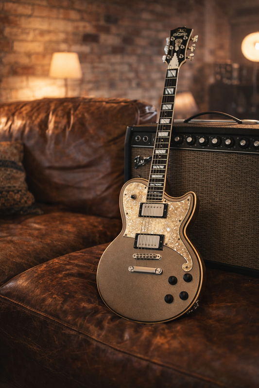 DAngelico Deluxe Atlantic Desert Gold