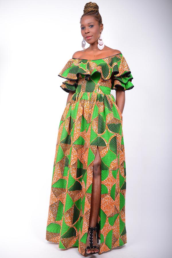 Afrikanisches Kleid Pricille