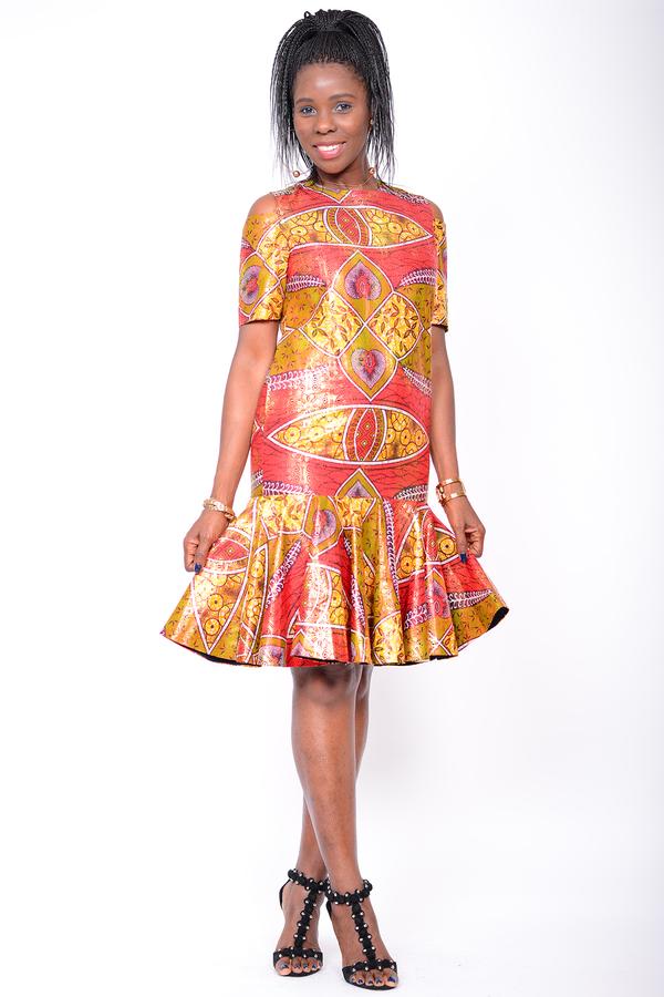 Afrikanisches Kleid Cyrielle