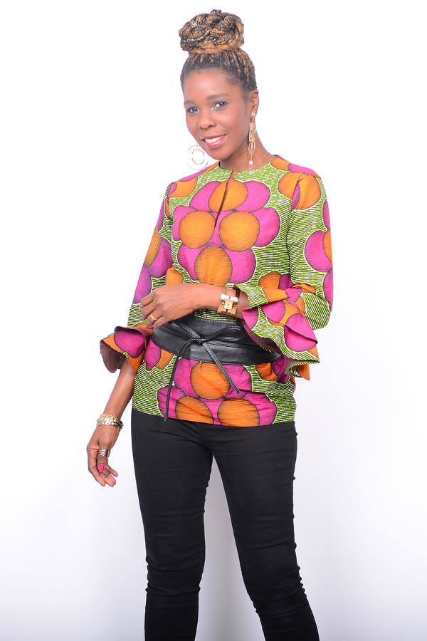Afrikanische Bluse Cleo