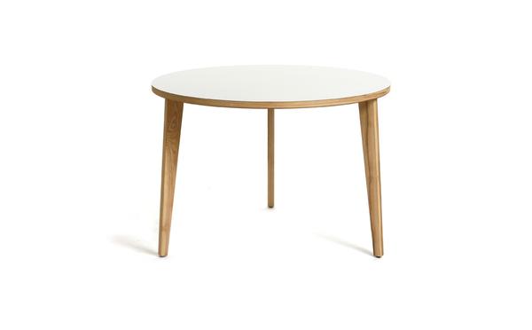 Kleiner Tisch rund Holz Design