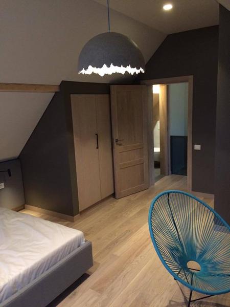Pendellampe Schlafzimmer Design grau