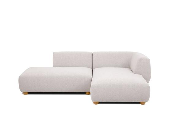 Designer-Liege-Sofa weiß skandinavisch