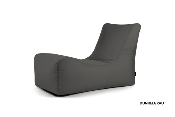 Outdoor-Sitzsack Lounge Colorin dunkelgrau Pusku-Pusku