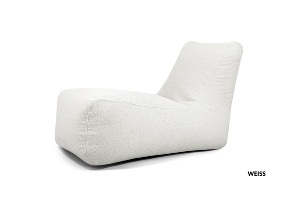 Indoor-Sitzsack Lounge Madu weiß Pusku-Pusku