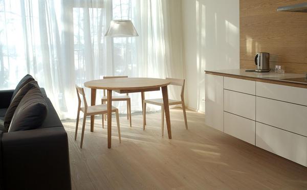 Tisch rund Design Holz