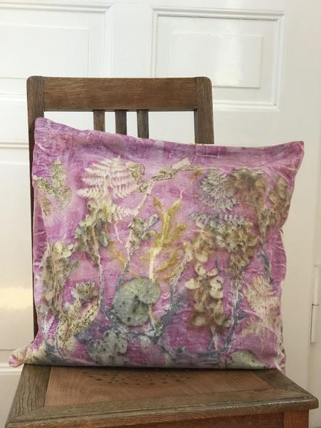 Kissen Sofa Deko Blumenmuster 50x50