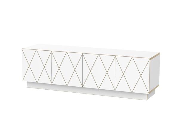 TV Schrank Romb weiß