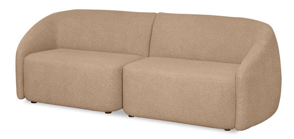 2-Sitzer Sofa ROUND - elegante Kurven im skandinavischen Design
