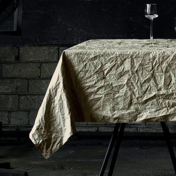 Tischdecke bügelfrei beige