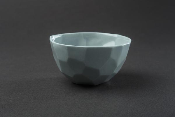 Dipschale grau Porzellan Design