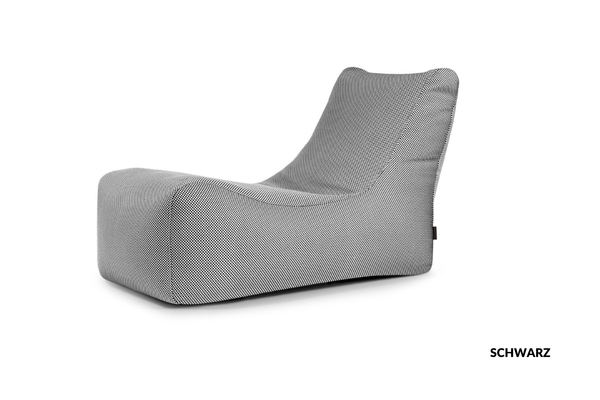 Outdoor-Sitzsack Lounge Capri schwarz Pusku-Pusku