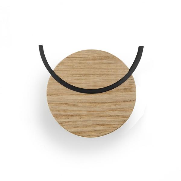 Garderobenhaken aus Holz & Metall skandinavisches Design