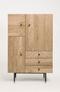 Highboard modern Holz & Metall