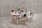Esstisch oval Massivholz Design