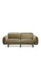 2-Sitzer Designersofa BEAN in grün mit modularem Aufbau
