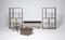 Designer Sideboard Nussbaum freistehend