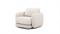 Bequemer Designersessel mit Drehfuß skandinavisches Design