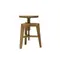 Hocker SCREW BENCH – klein / Europäische Eiche