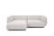Zeitloses Designer-Sofa mit Liegefläche links skandinavisch
